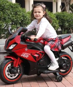 Kids BMW S1000RR Super bike Rechargeable Battery Operated Ride on Bike for Kids, Hand Accelerator